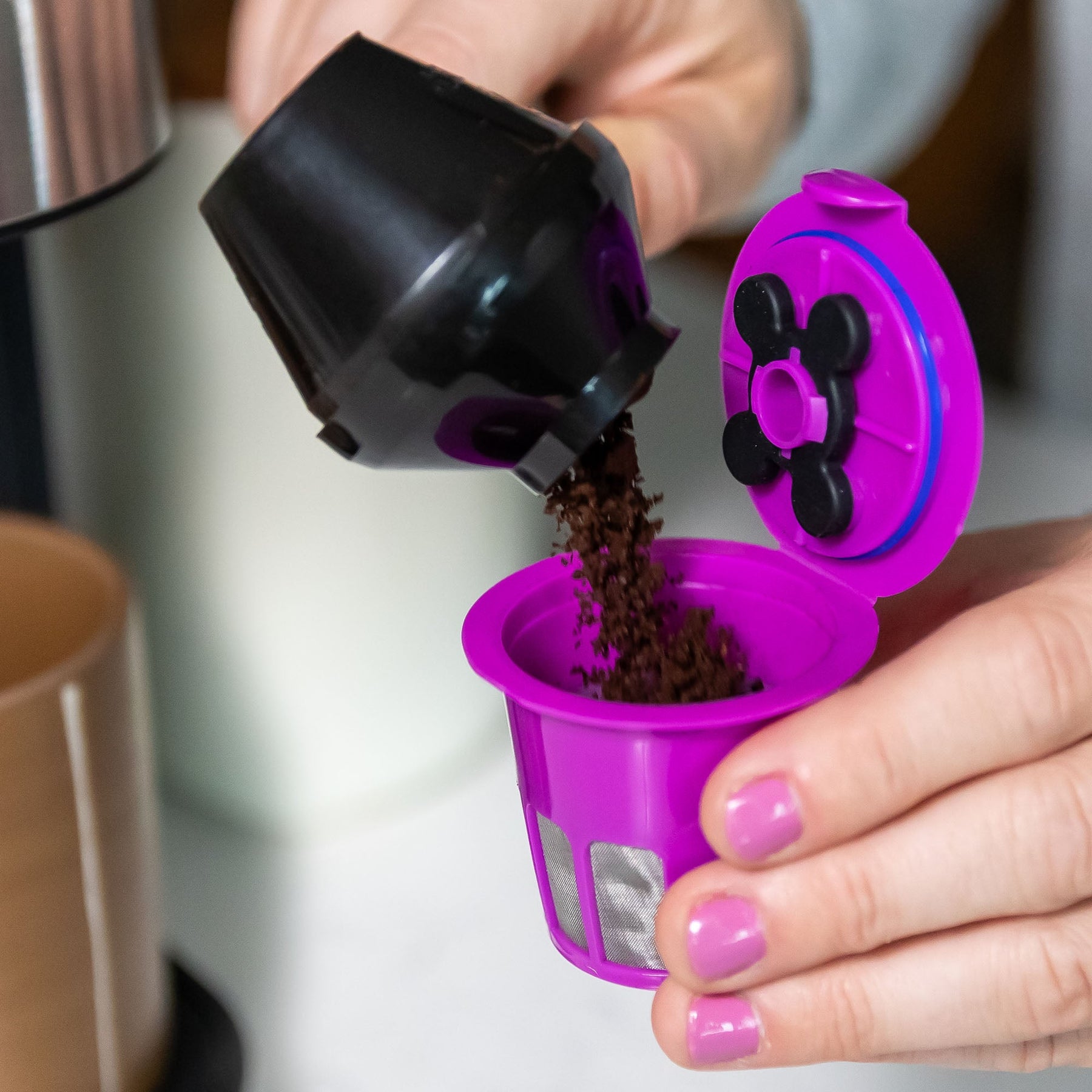Taza universal de filtro de café reutilizable Perfect Pod Single Serve –  ARM Enterprises, Inc.