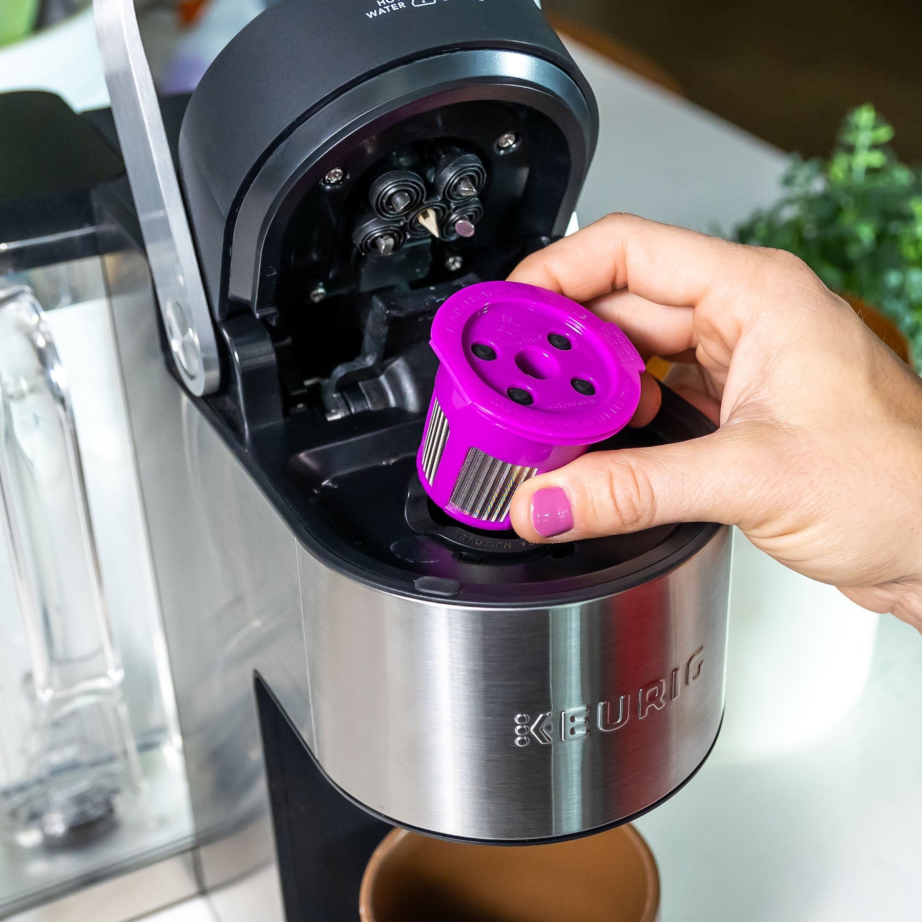 Mueller Single Serve Coffee Maker, Coffee Machine for Most Single Cup Pods  including K-Cup Pods, Rapid Brew Technology